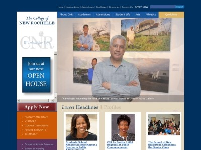 Web site www.cnr.edu, College of New Rochelle