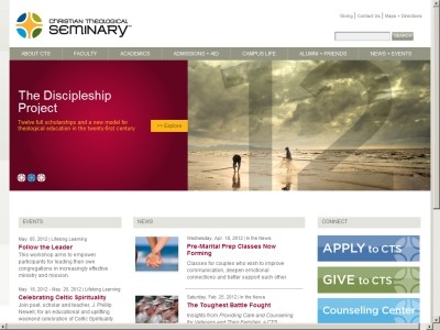 Web site www.cts.edu, Christian Theological Seminary