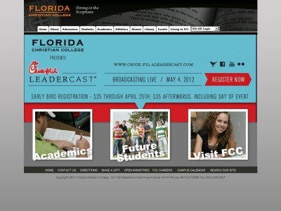 Web site http://www.fcc.edu, Johnson University Florida